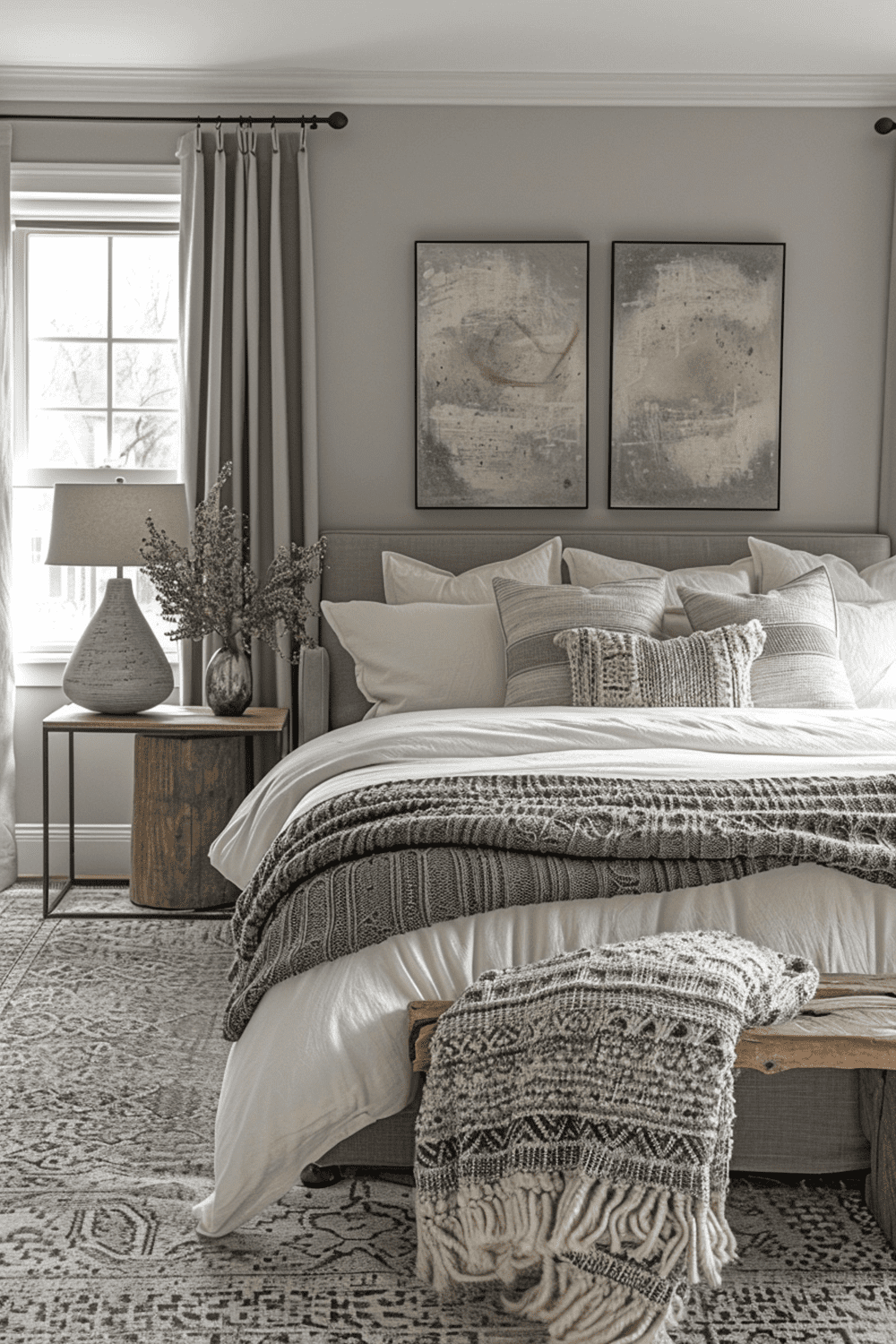 29 Grey Boho Bedroom Ideas Courtneys World