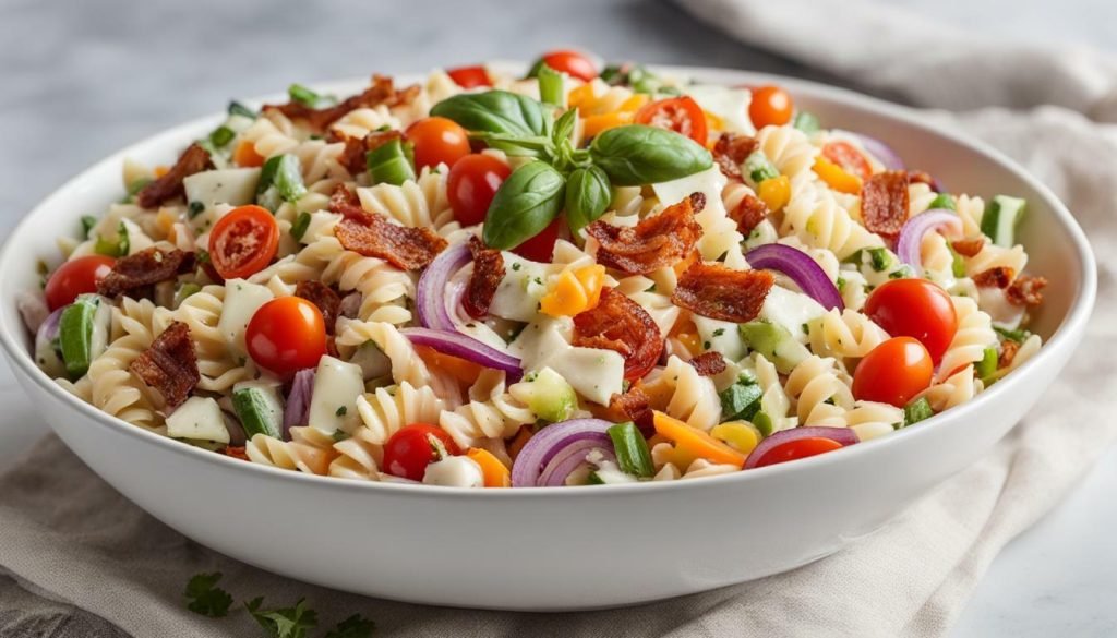 Bacon Ranch Pasta Salad