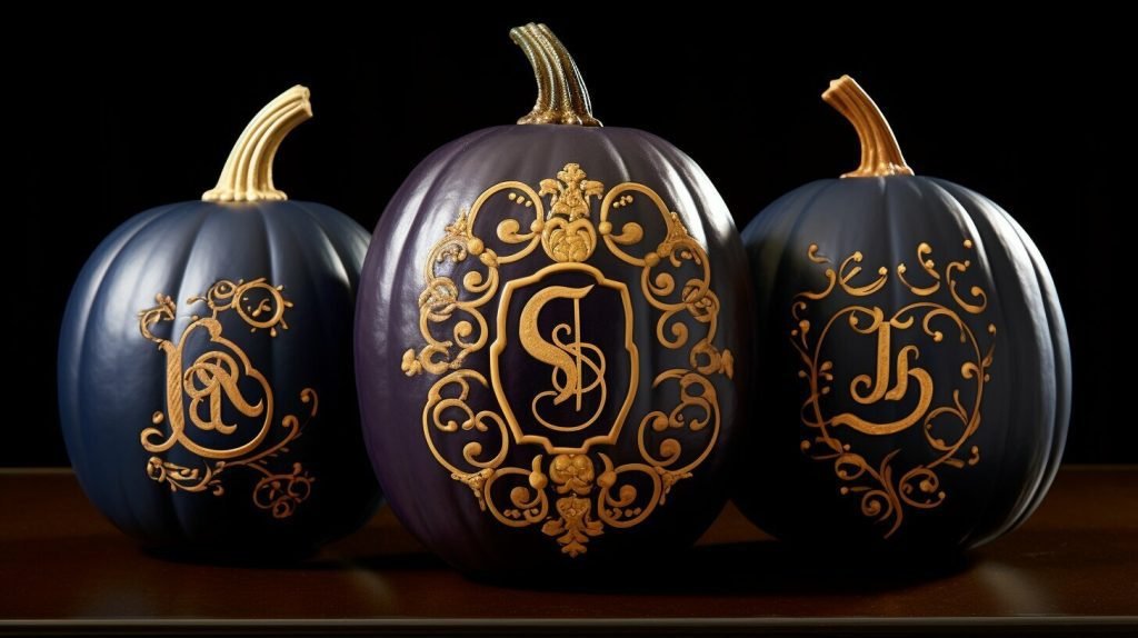 Customized Monogram Pumpkin