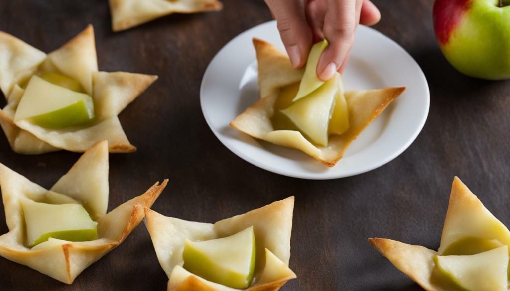 Easy Apple Wontons Recipe