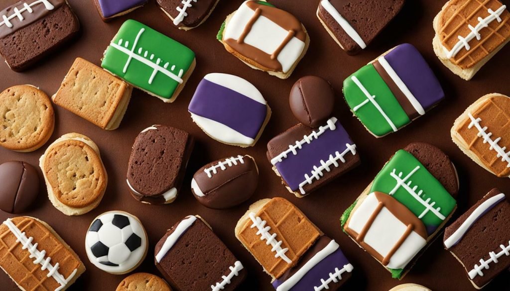 Football Ice Cream Sandwich Variations