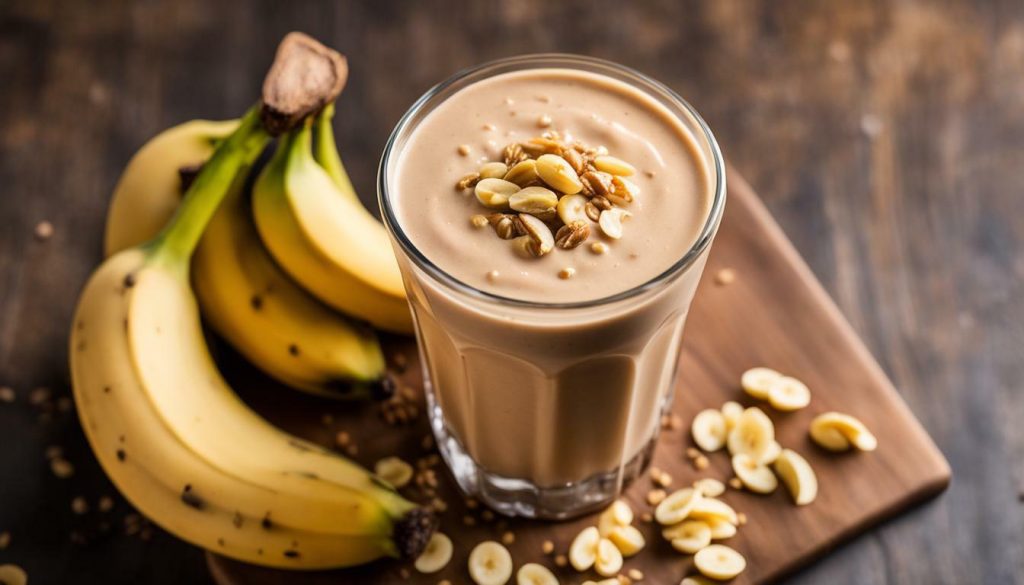 Peanut Butter Banana Oatmilk Smoothie