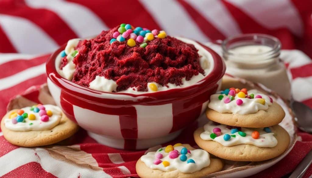 Red Velvet Dunkaroo Dip