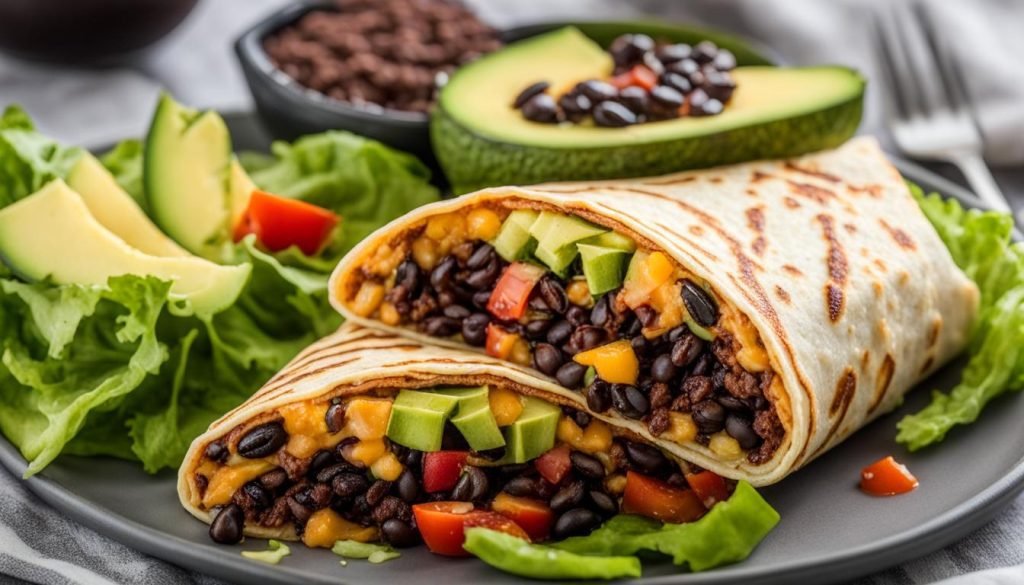 Vegetarian Crunchwrap Variation