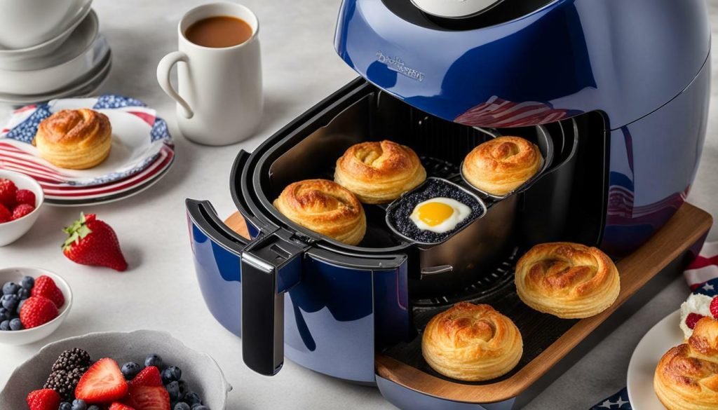 air fryer breakfast pastry
