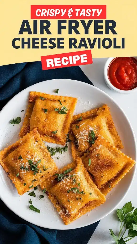 air fryer cheese ravioli