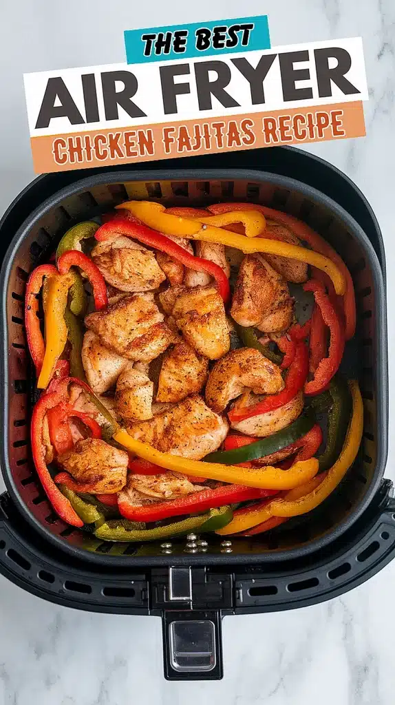 air fryer chicken fajitas