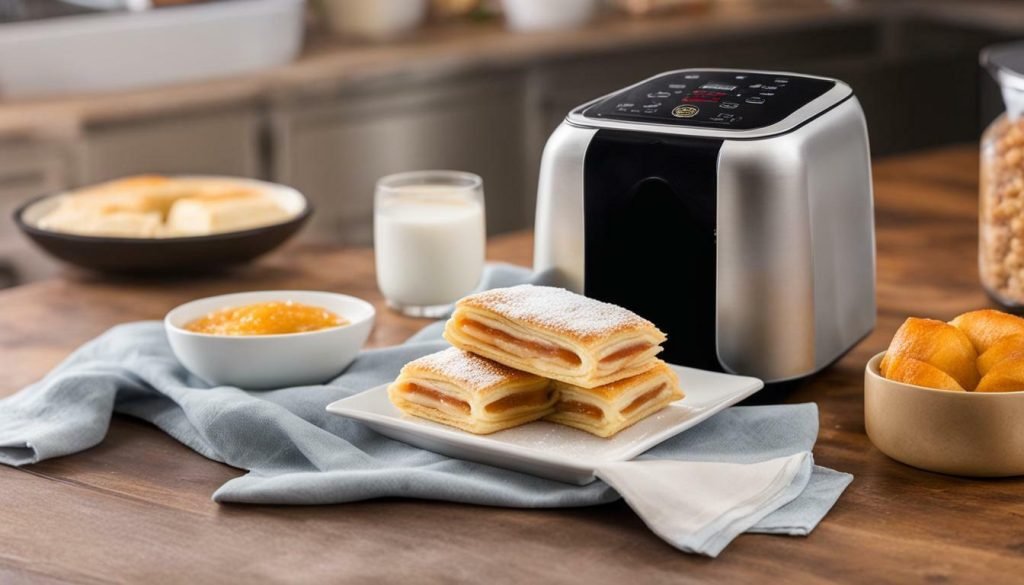 air fryer homemade toaster strudel