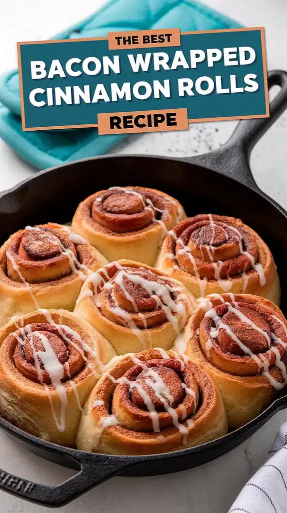 bacon wrapped cinnamon rolls