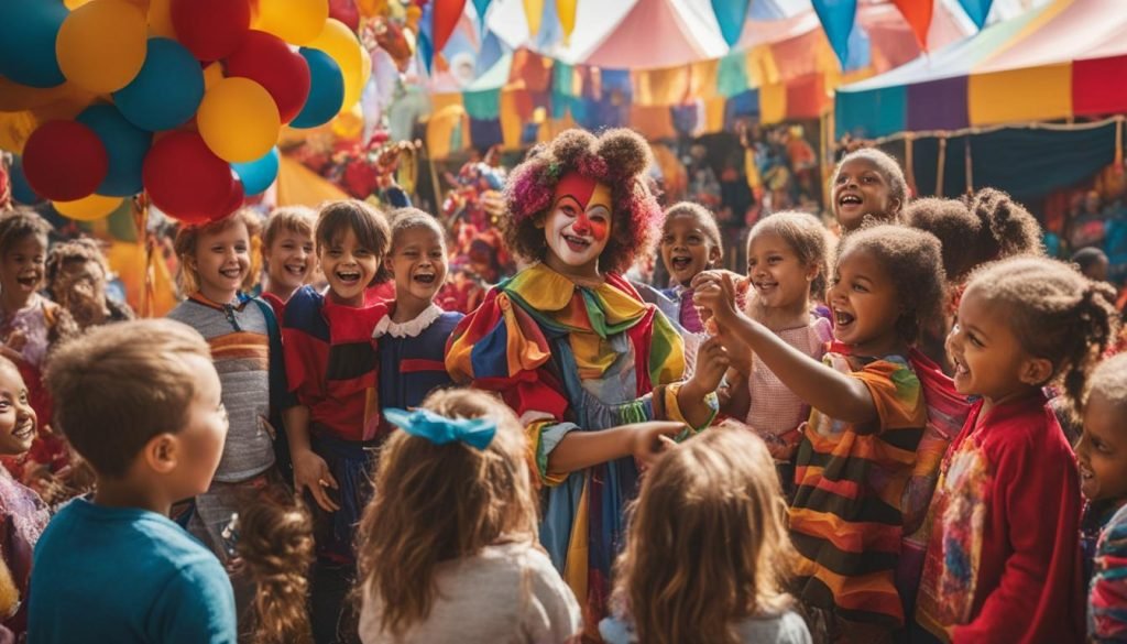 circus crafts and games
