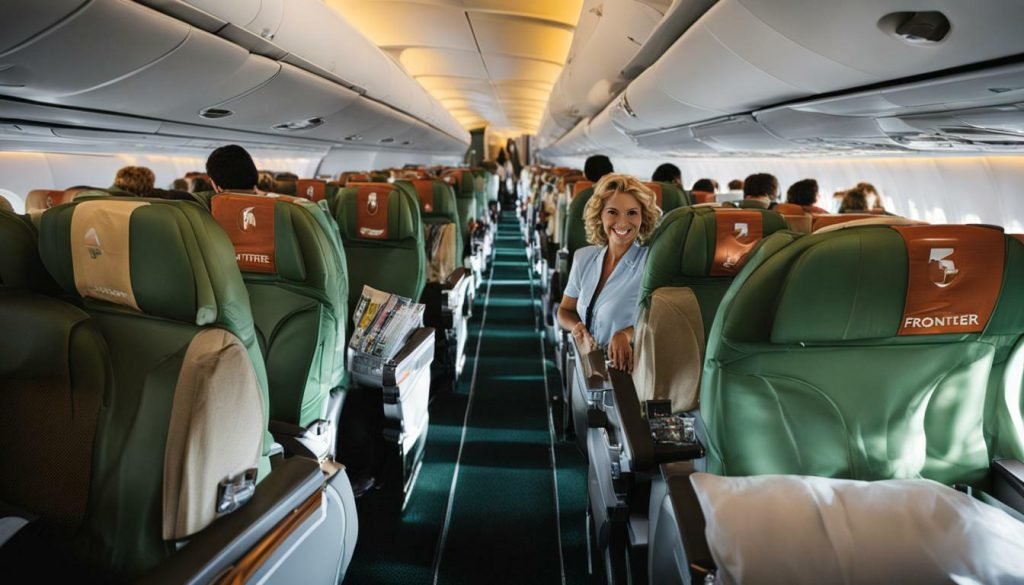 flying on frontier