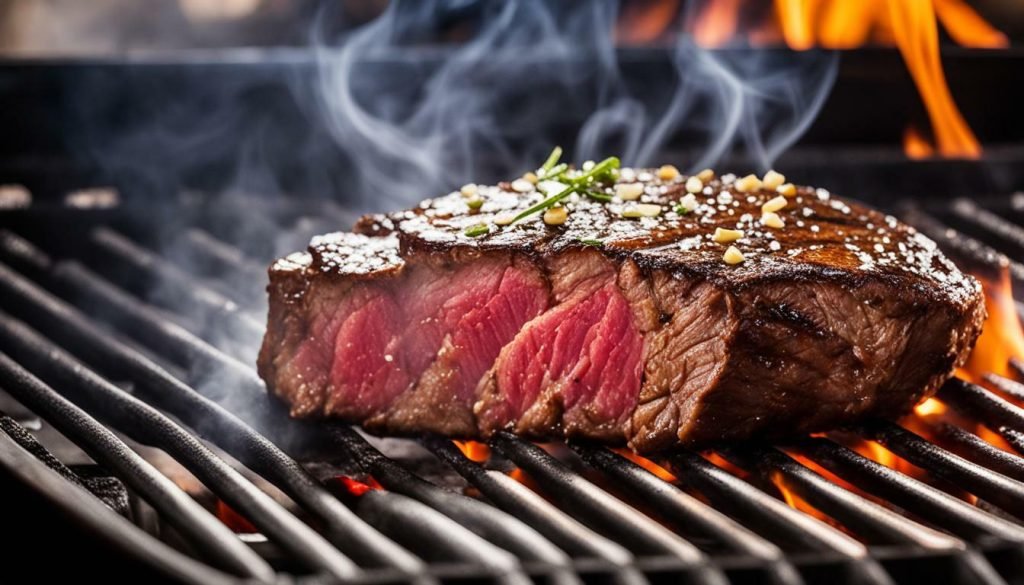 grilled Delmonico steak