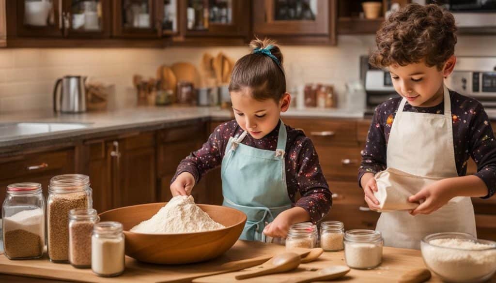 kids baking