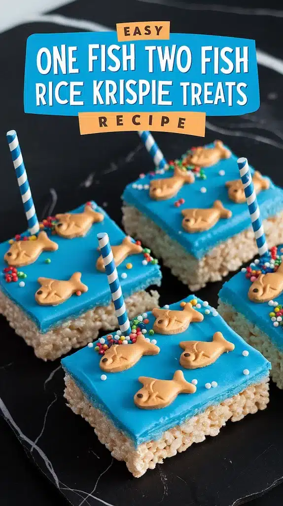 one fish two fish rice krispie treats