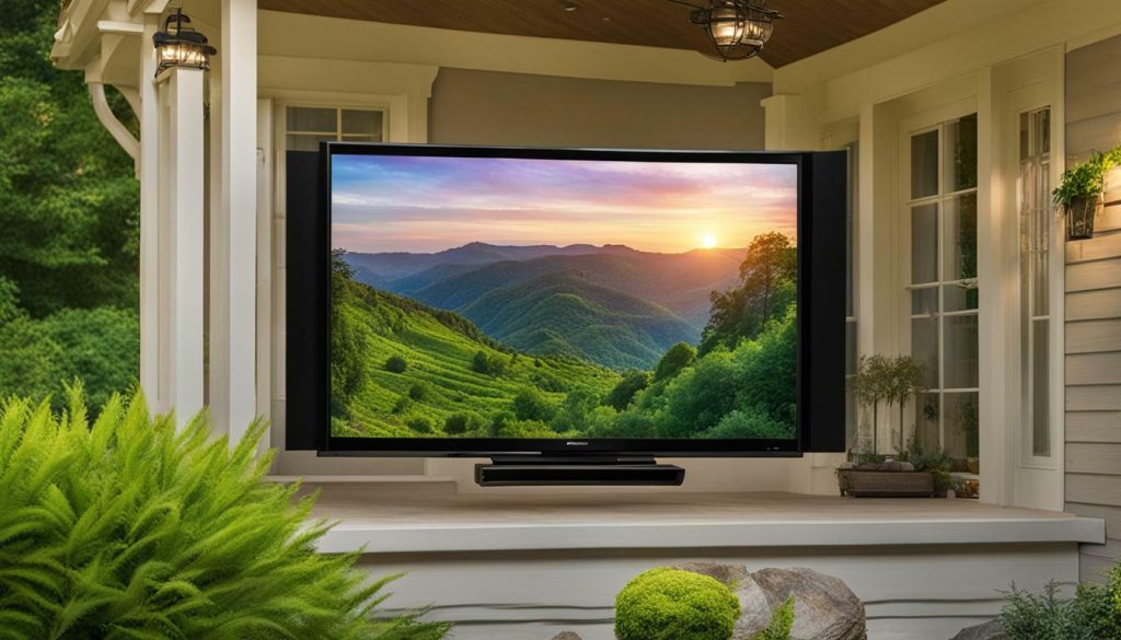 outdoor TV
