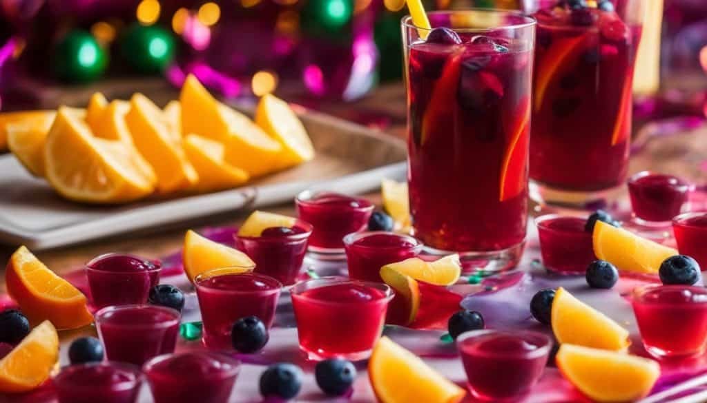 party-friendly sangria jello shots