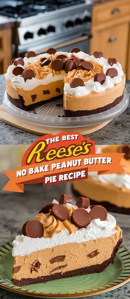 reeses no bake peanut butter pie