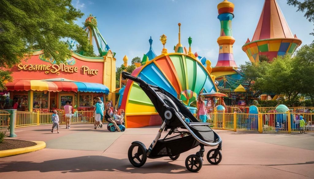 sesame place stroller