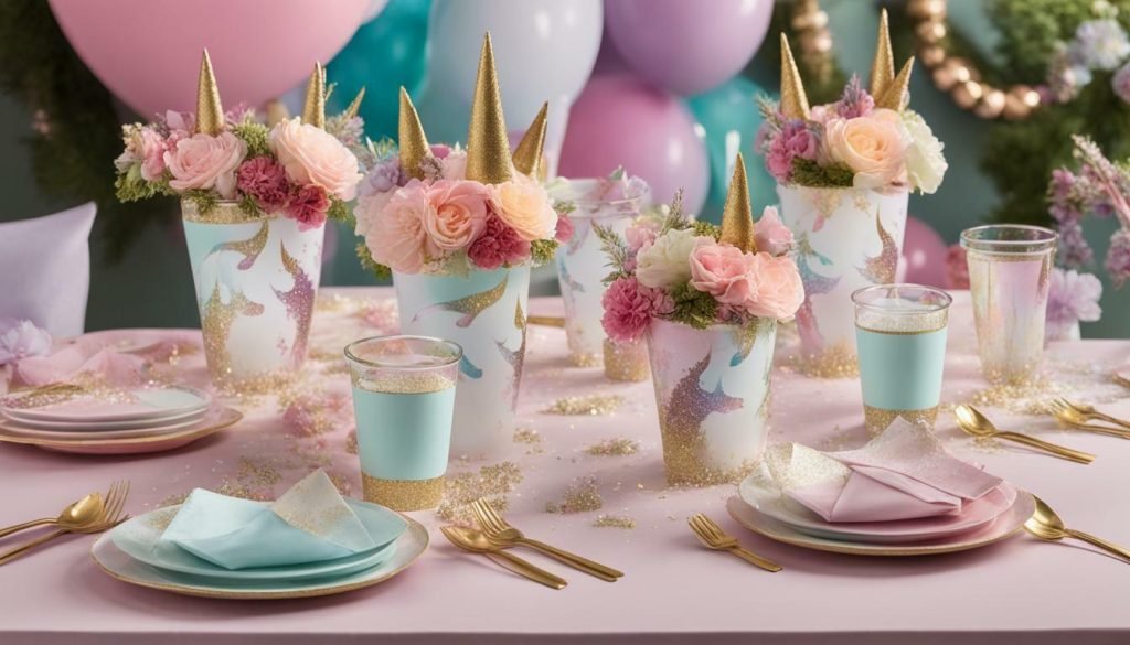 unicorn party cups