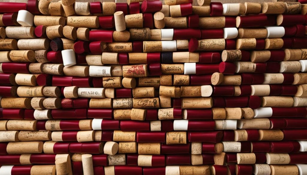 wine cork american flag