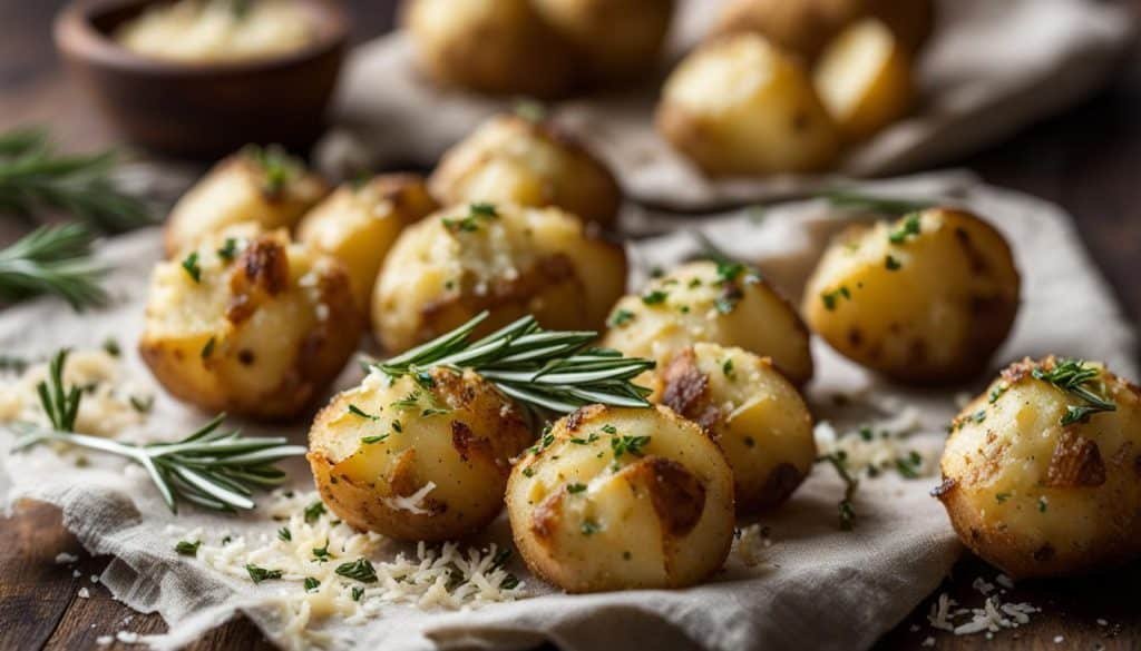 Garlic Parmesan Roasted Potatoes