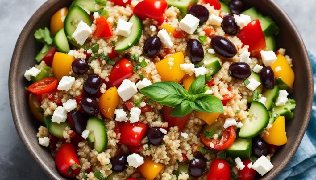 Greek Quinoa Salad with Feta