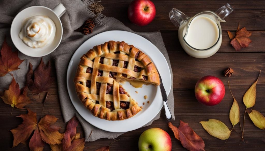 cinnamon roll apple pie