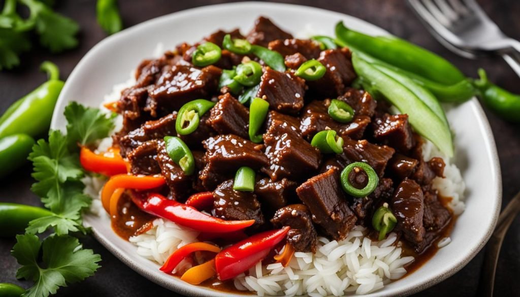 crockpot mongolian beef image