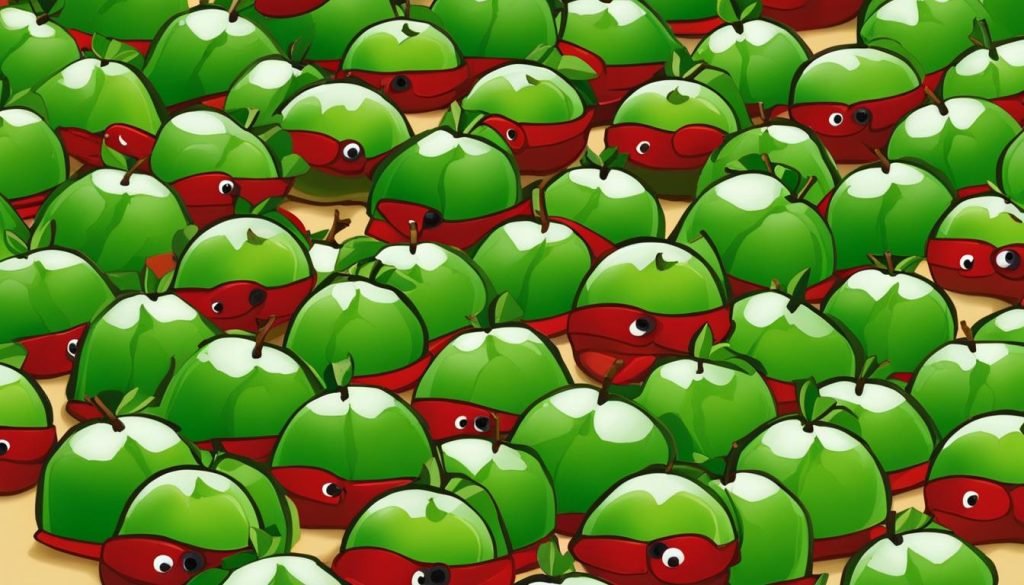ninja turtle apples
