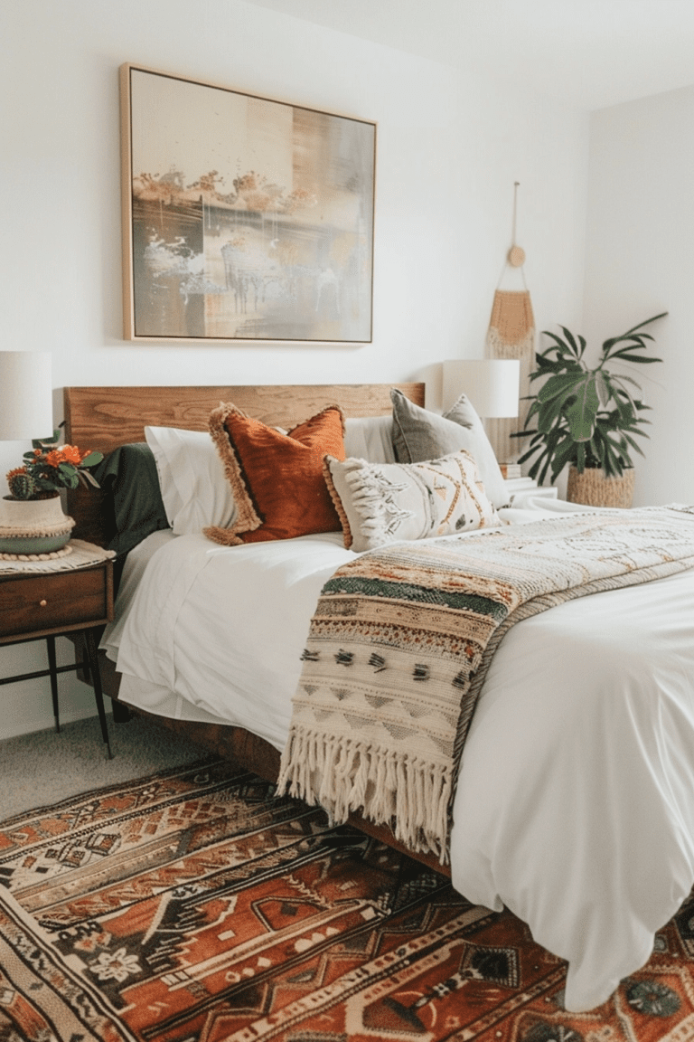 29 Boho Bedroom Wall Decor Ideas - Courtneys World