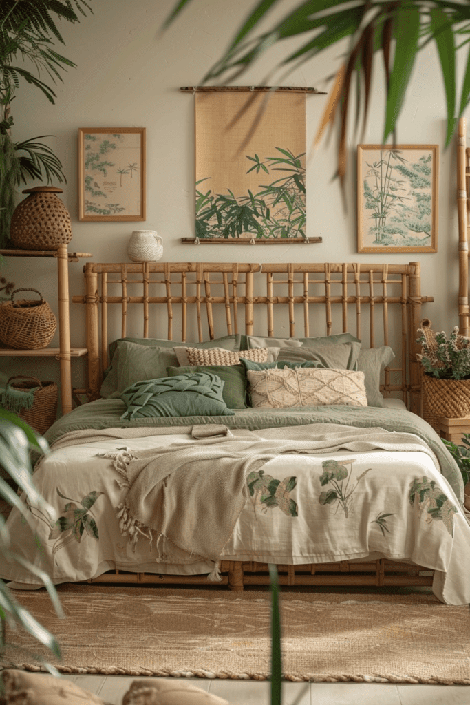 Bamboo Bliss: Jungle-Themed Boho Sanctuary