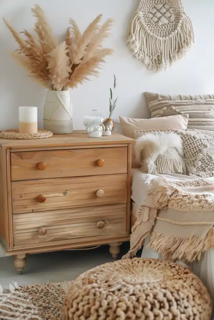 Boho Bedroom Dresser Decor