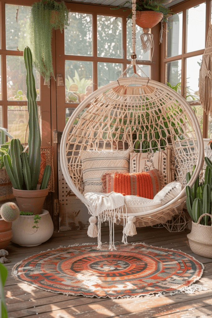 Boho Desert Sunroom Escape
