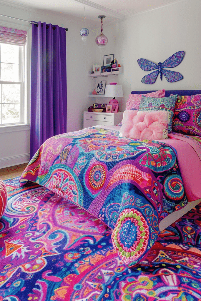 Dragonfly Dance Floor Bedroom