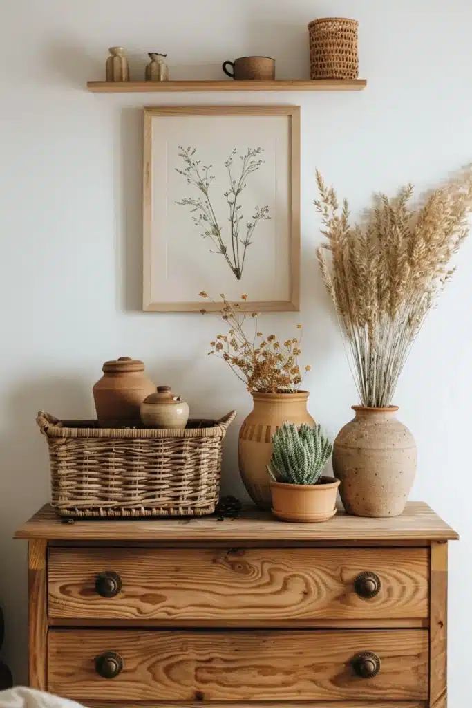 Boho Bedroom Dresser Decor