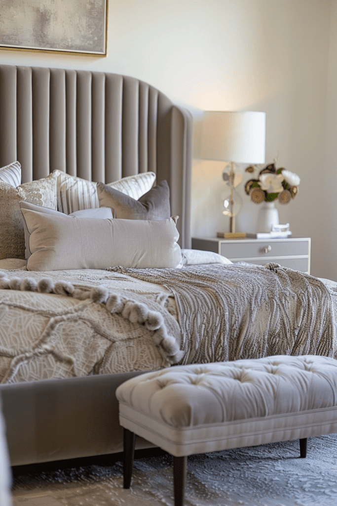 Elegant Boho Sanctuary: Refined Bedroom Haven