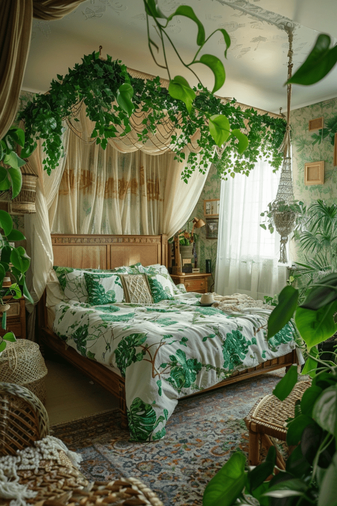 Foliage Fantasy: Jungle Themed Boho Sanctuary
