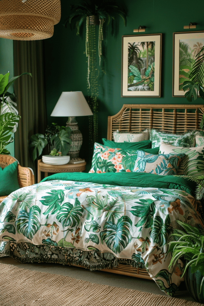 Foliage Frenzy: Jungle-Themed Boho Paradise