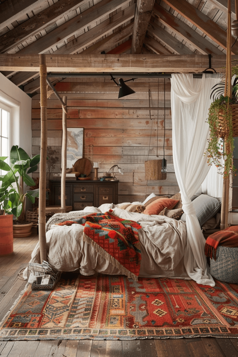 29 Boho Bedrooms With High Ceilings - Courtneys World