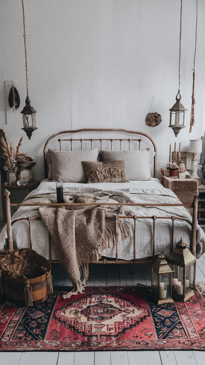 29 Boho Bedroom Bed Ideas - Courtneys World