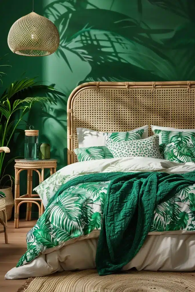 29 Emerald Green Boho Bedroom Ideas - Courtneys World