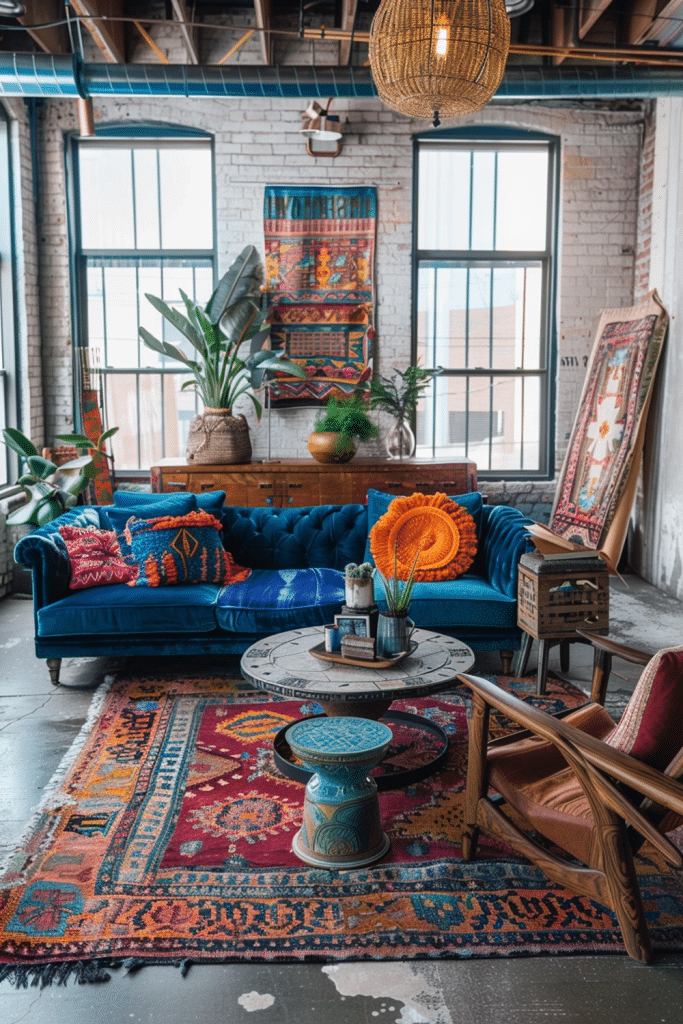 Urban Boho Sunroom Haven