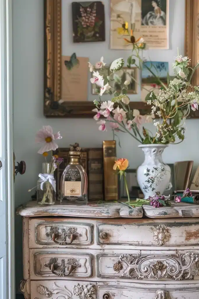 Boho Bedroom Dresser Decor