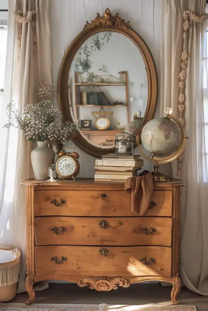 Boho Bedroom Dresser Decor