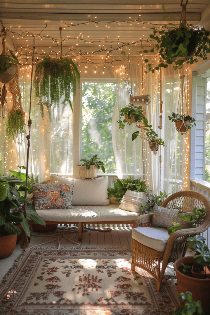 Whimsical Boho Garden Nook