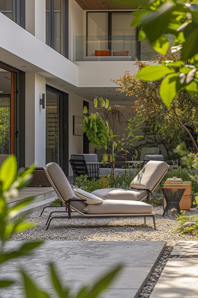 Zen Zone: Minimalist Patio for Tranquil Reading