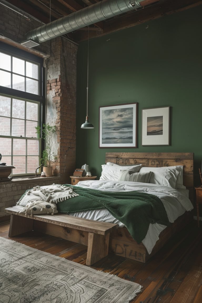 29 Dark Green Bedroom Ideas For A Luxurious And Calming Space ...