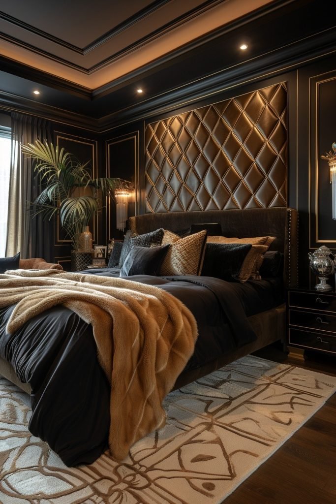 Art Deco-Inspired Black Elegance