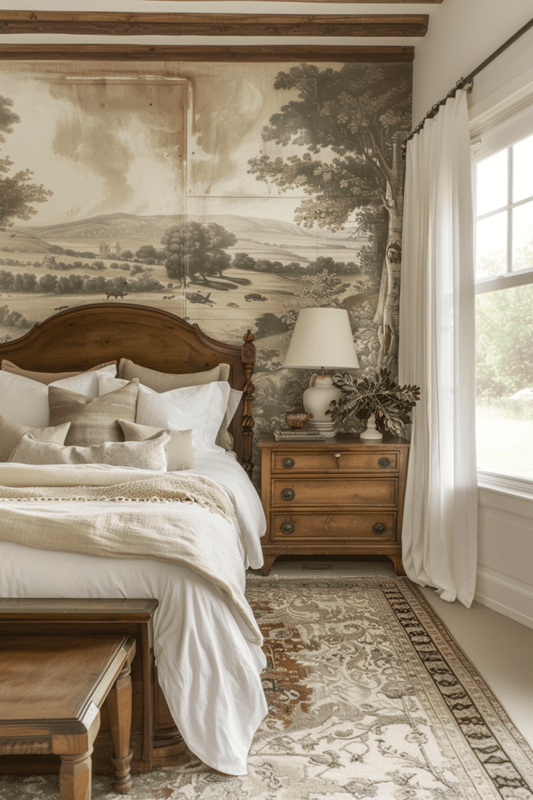 29 Cottage Bedroom Wallpaper Ideas - Courtneys World