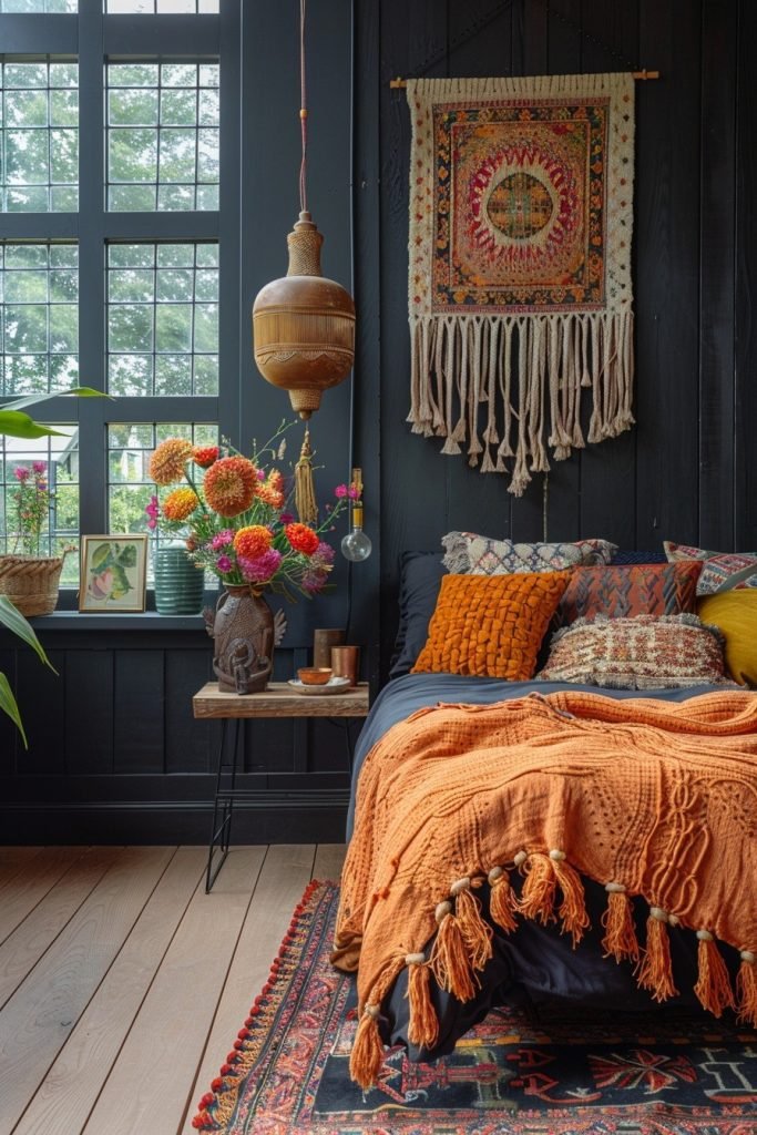 Bohemian Black with Textural Layers